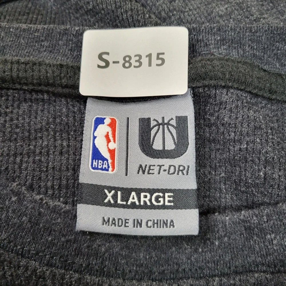 Indiana Pacers Men Shirt XL Gray Thermal NBA Basketball‎ UNK NET-DRI